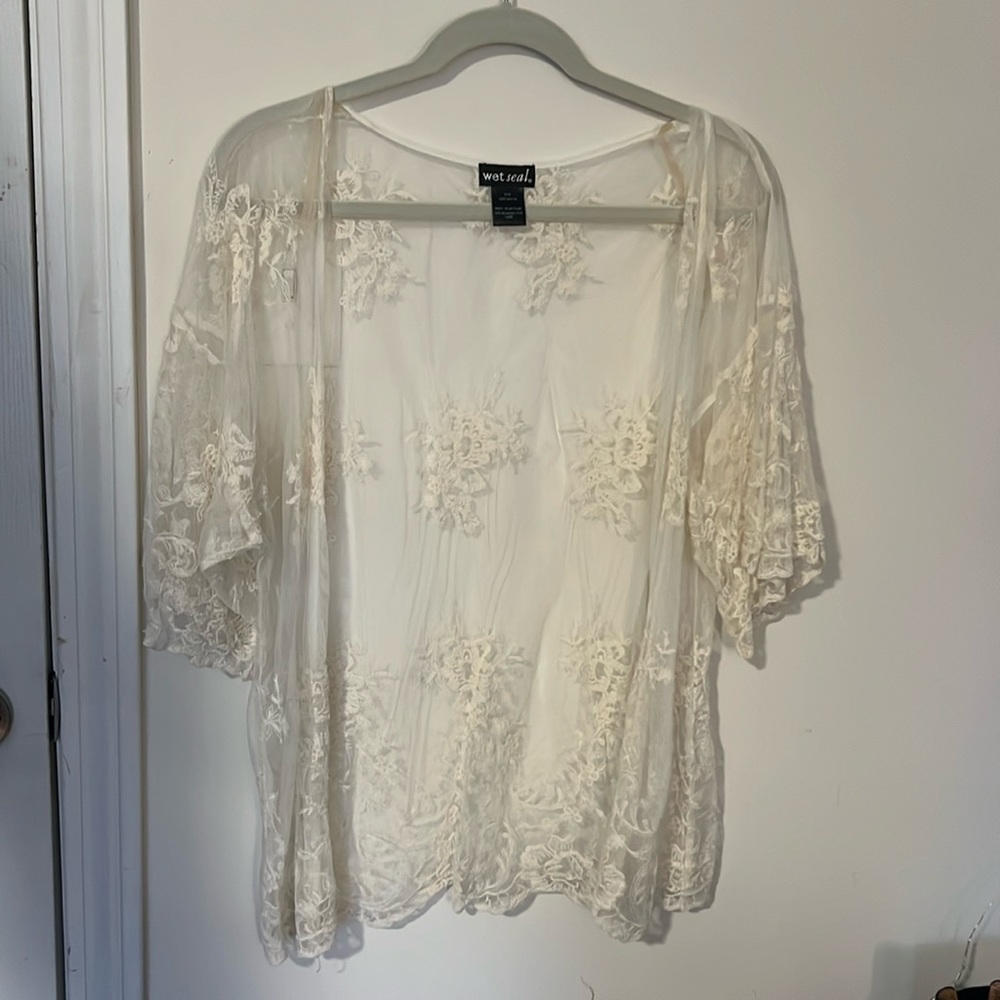 Wet seal kimono style top